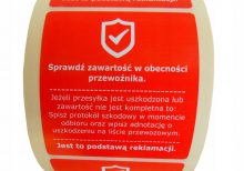 Etykiety SPRAWDŹ ZAWARTOŚĆ 100 - PRODUCENT